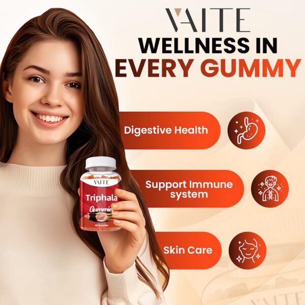 Gomitas Triphala ayurvédicas naturales para salud intestinal