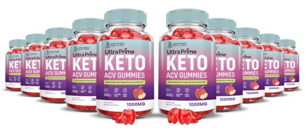 Gomitas Ultra Prime Keto ACV paquete 10 con vinagre sidra manzana