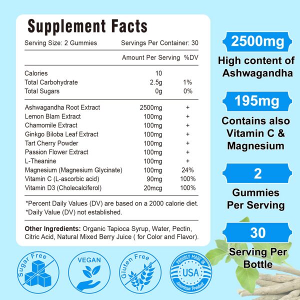 Version 1.0.0 Gomitas Vazatisi Ashwagandha sabor bayas mixtas