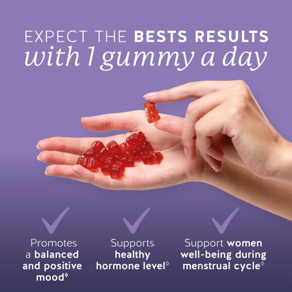 Gomitas veganas para alivio de síntomas PMS