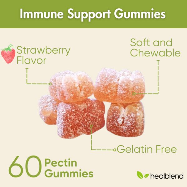 Gomitas veganas healblend multivitaminas con hierro y zinc