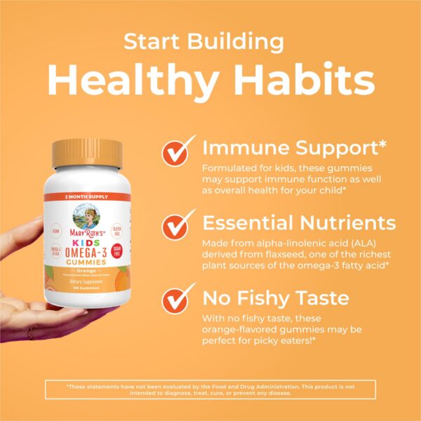 Version 1.0.0 Gomitas veganas sabor naranja para niños con omega 3 y vitamina C