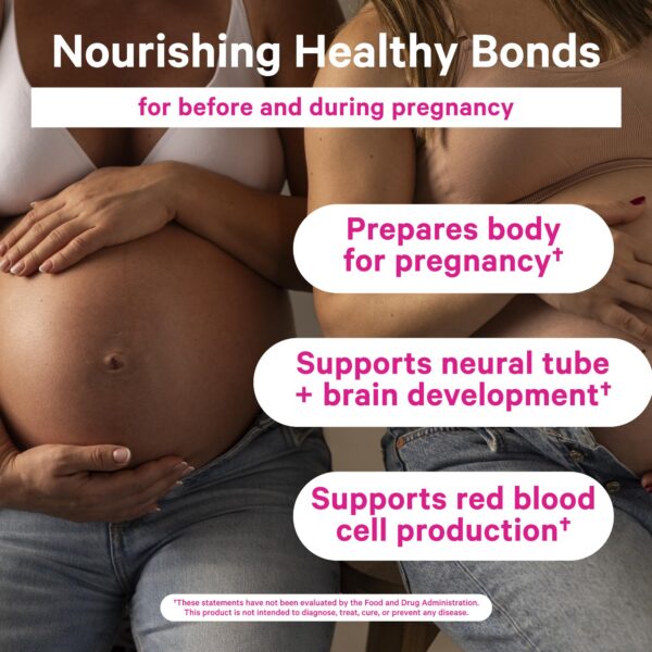 Gomitas veganas para vitaminas prenatales Pink Stork