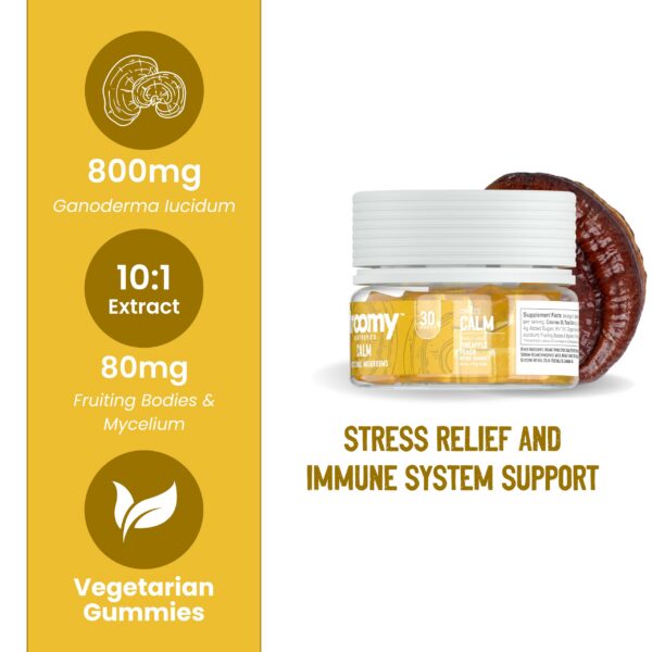 Gomitas veganas Troomy Reishi Calm sin gelatina