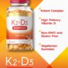 Gomitas vegetales vitamina d3 k2 calidad carlyle