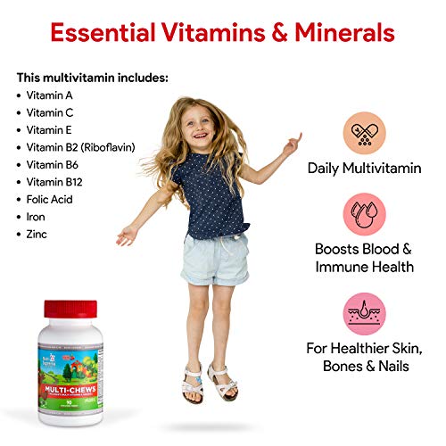 Gomitas vegetarianas multivitaminas Delicious Kids 90 unidades