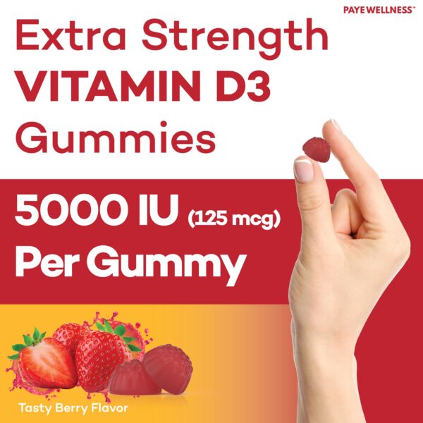 Gomitas vitamina d3 forma masticable sabor natural PAYÉ