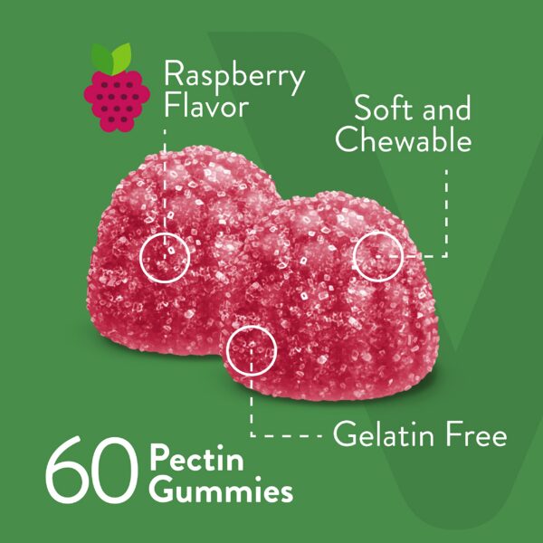 Gomitas vegetarianas sin gelatina citrato magnesio 66mg