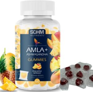 Gomitas vegetarianas SOHM amla y ashwagandha soporte inmunológico