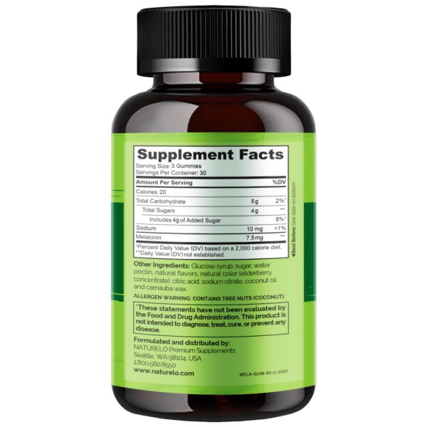 Gomitas vegetarianas para sueño reparador y descanso natural