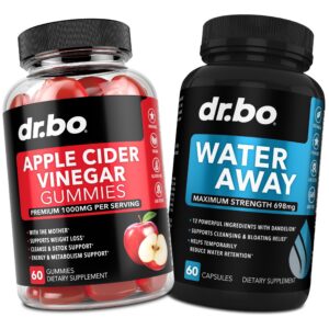 Version 1.0.0 Gomitas de vinagre de manzana DR. BO 1000MG en empaque