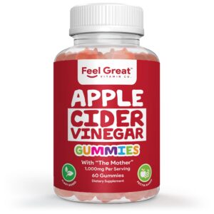 Paquete gomitas vinagre de sidra Feel Great Vitamins frente