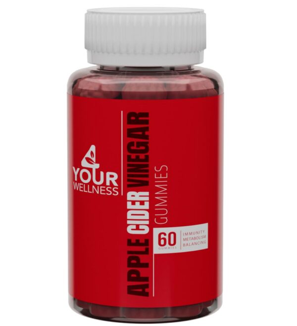 Gomitas de vinagre de sidra de manzana - frasco