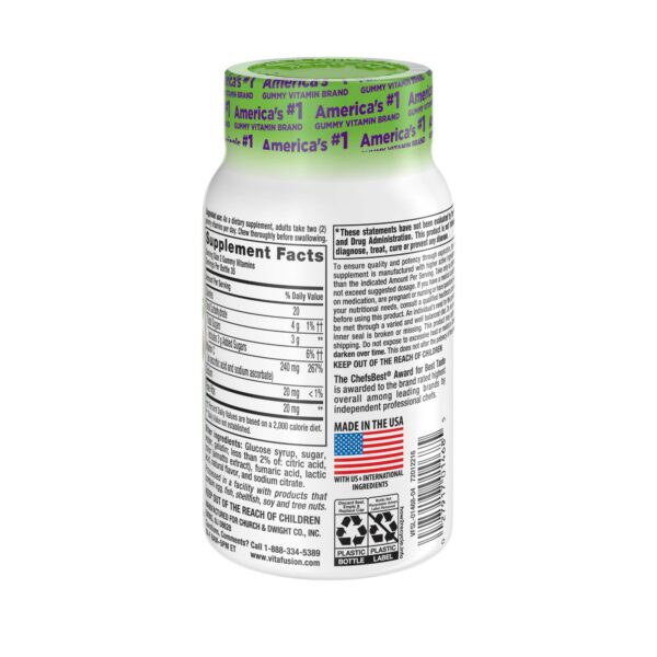 Gomitas masticables Vitafusion Power C para apoyo inmunológico