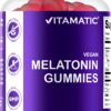 Gomitas Vitamatic melatonina sabor zarzamora veganas