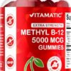 Gomitas Vitamatic vitamina b12 5000mcg sabor cereza