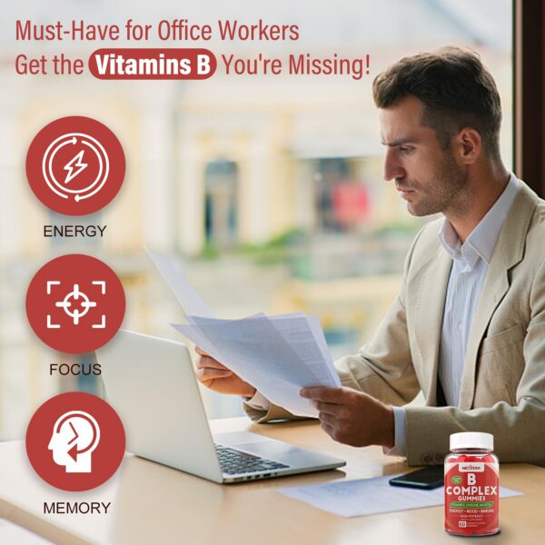 Suplemento vitamina b gummies nextdia con metil b12 folato