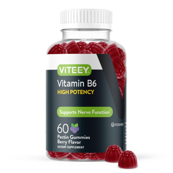 Gomitas vitamina b6 sabor bayas paquete de 60 Viteey