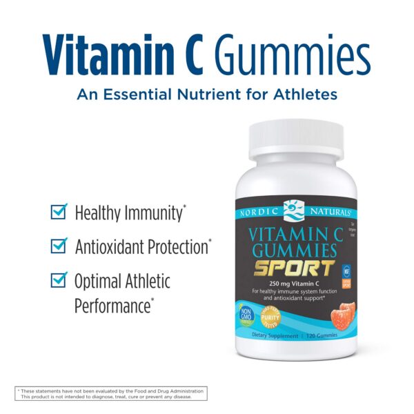 Gomitas vitamina c antioxidantes deportivas Nordic Naturals