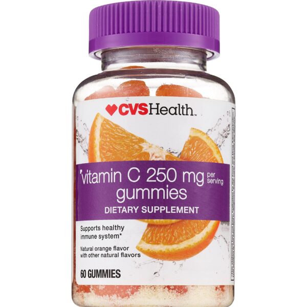 Version 1.0.0 Gomitas de vitamina c sabor naranja marca CVS Health