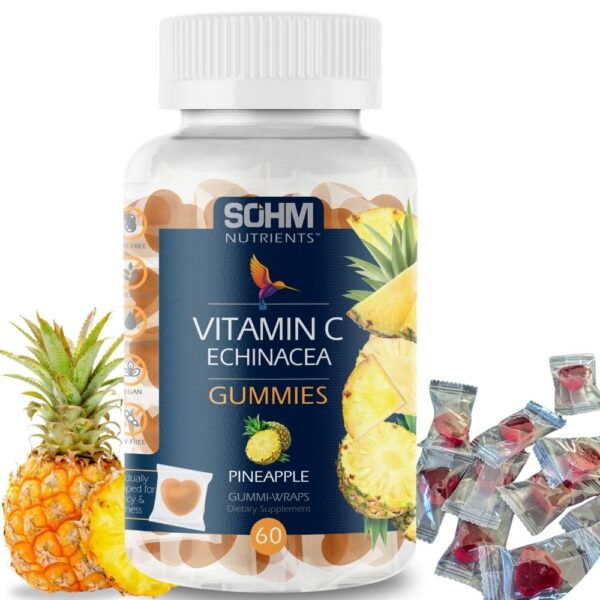 Gomitas vitamina C y equinácea SOHM paquete frontal