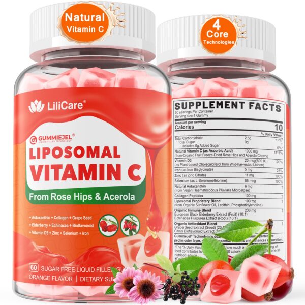 Gomitas liposomales Vitamina C 1000 mg - LILICARE