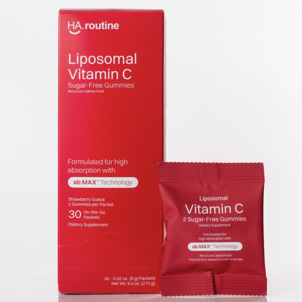 Gomitas vitamina c liposomal 500mg sin azúcar Haroutine sabor guayaba