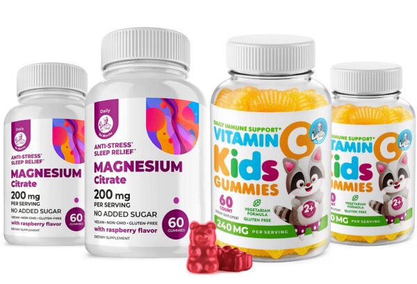 Gomitas de vitamina C y magnesio Dr Moritz paquete frontal