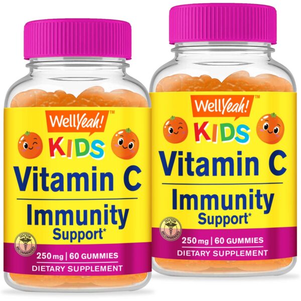 Gomitas vitamina c niños wellyeah paquete 2