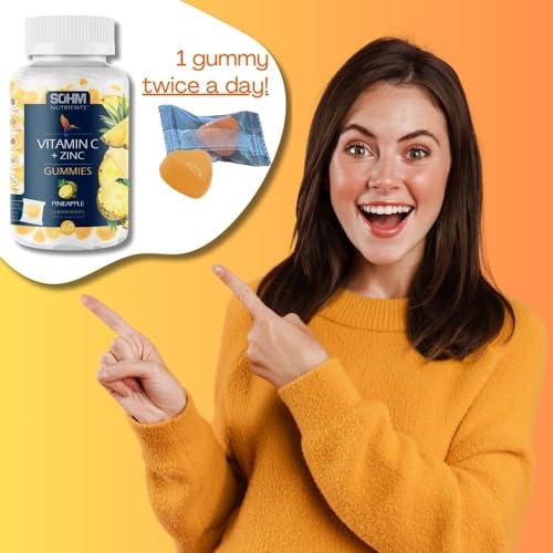 Gomitas vitamina c y zinc para salud inmune SOHM