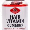 Gomitas de vitamina para cabello sabor baya Olympian Labs