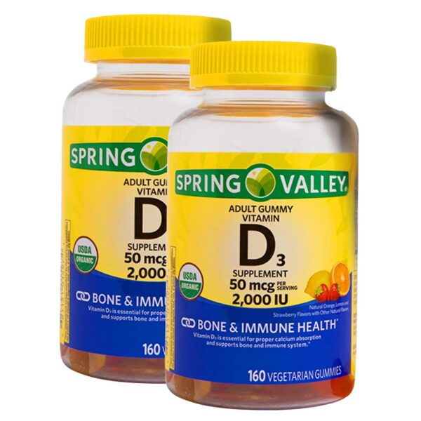 Gomitas de Vitamina D3 con sabor a fruta