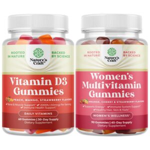 Gomitas Vitamina D3 2000 UI en frasco