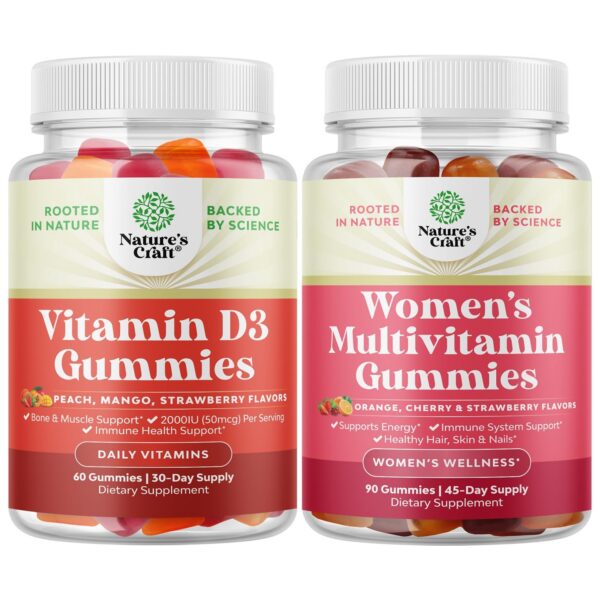 Gomitas Vitamina D3 2000 UI en frasco