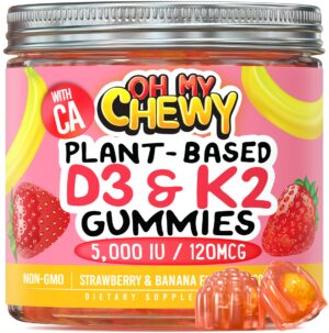 OH MY CHEWY gomitas vitamina d3 k2 calcio para toda la familia