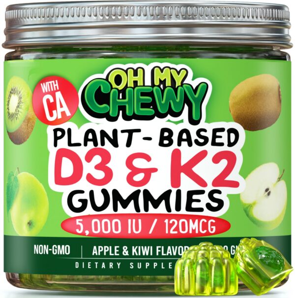 Gomitas Vitamina D3 K2 Center-Filled envase 60 unidades