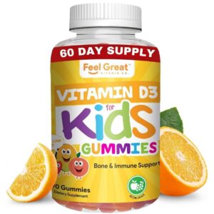 Version 1.0.0 Gomitas de vitamina D3 para niños - frente del envase