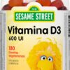 Gomitas de vitamina D3 para niños en frasco Sesame Street