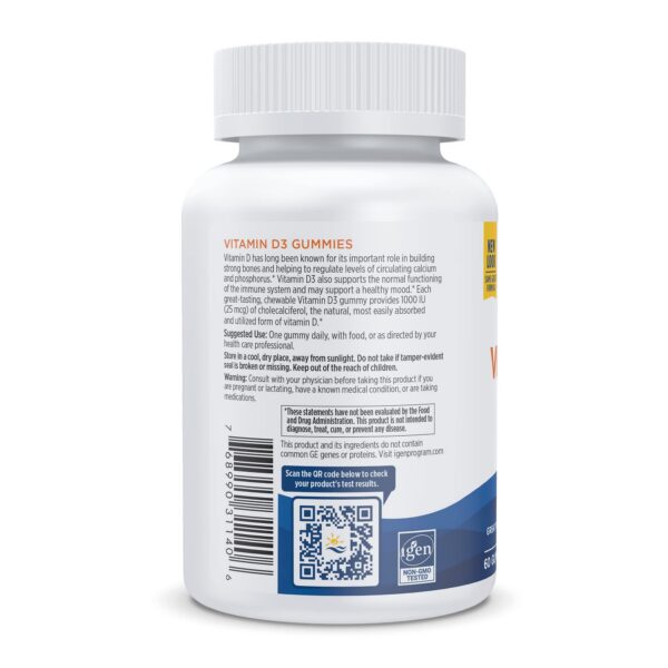Gomitas vitamina D3 vegetal sin gelatina Nordic Naturals