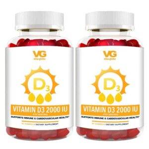 Gomitas VitaGlobe vitamina D3 zinc echinacea paquete 120