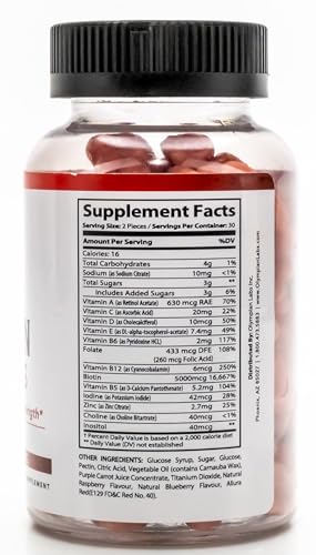 Version 1.0.0 Gomitas vitaminas fortalecimiento cabello Olympian Labs