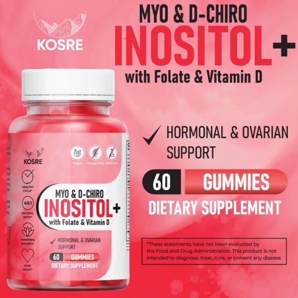 Gomitas con vitaminas y minerales para SOP KOSRE 60 unidades