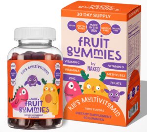 Gomitas de vitaminas para niños Naked Nutrition sabor frutas