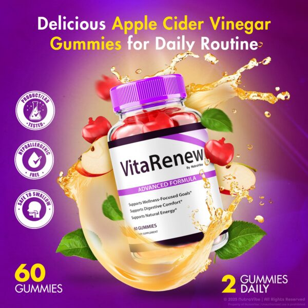 Gomitas VitaRenew para cuidado de la piel juvenil