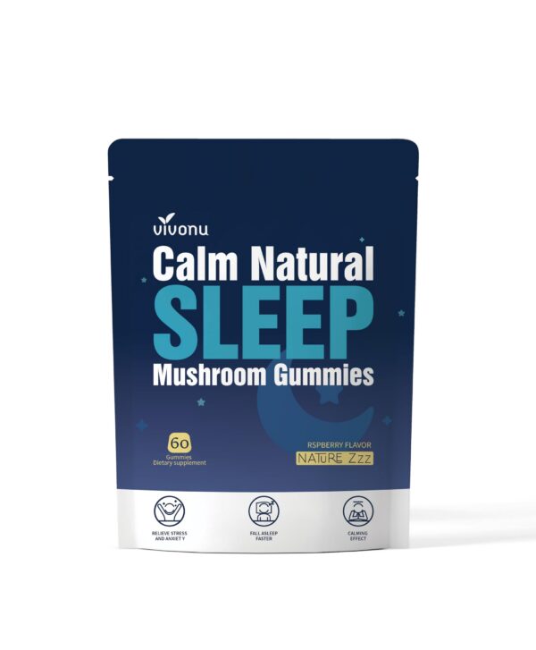 Paquete de gomitas VivoNu para dormir natural y vegano