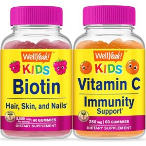 Gomitas WellYeah para niños con biotina y vitamina C