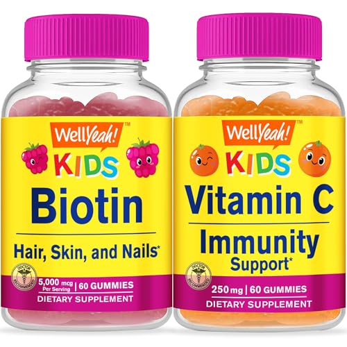 Gomitas WellYeah para niños con biotina y vitamina C