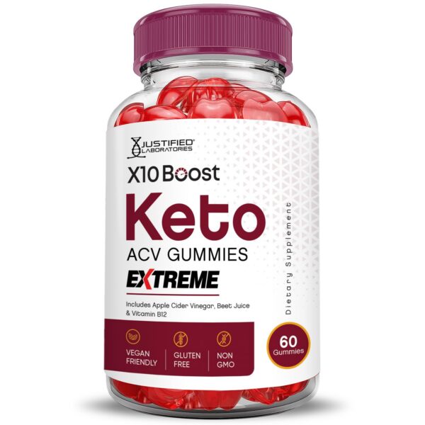 X10 Boost gominolas con vitamina B12 y jugo de granada