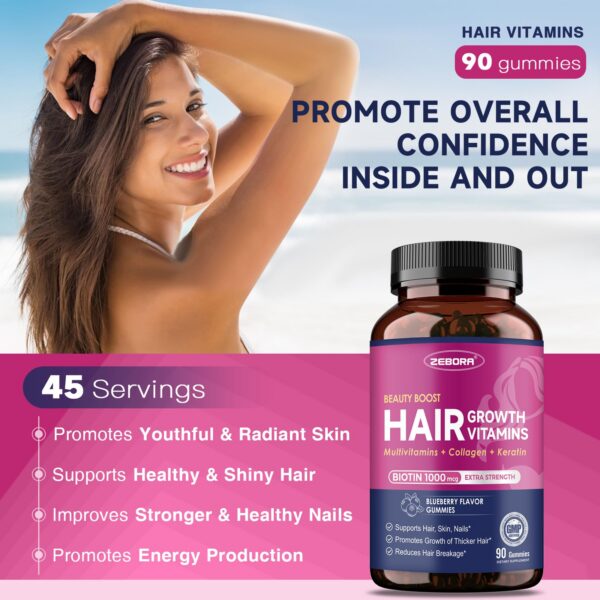 Gomitas ZEBORA con queratina y ácido hialurónico