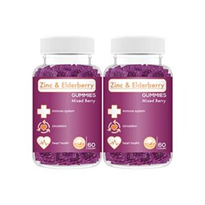 Gomitas moradas zinc y elderberry Safer Products 120 unidades